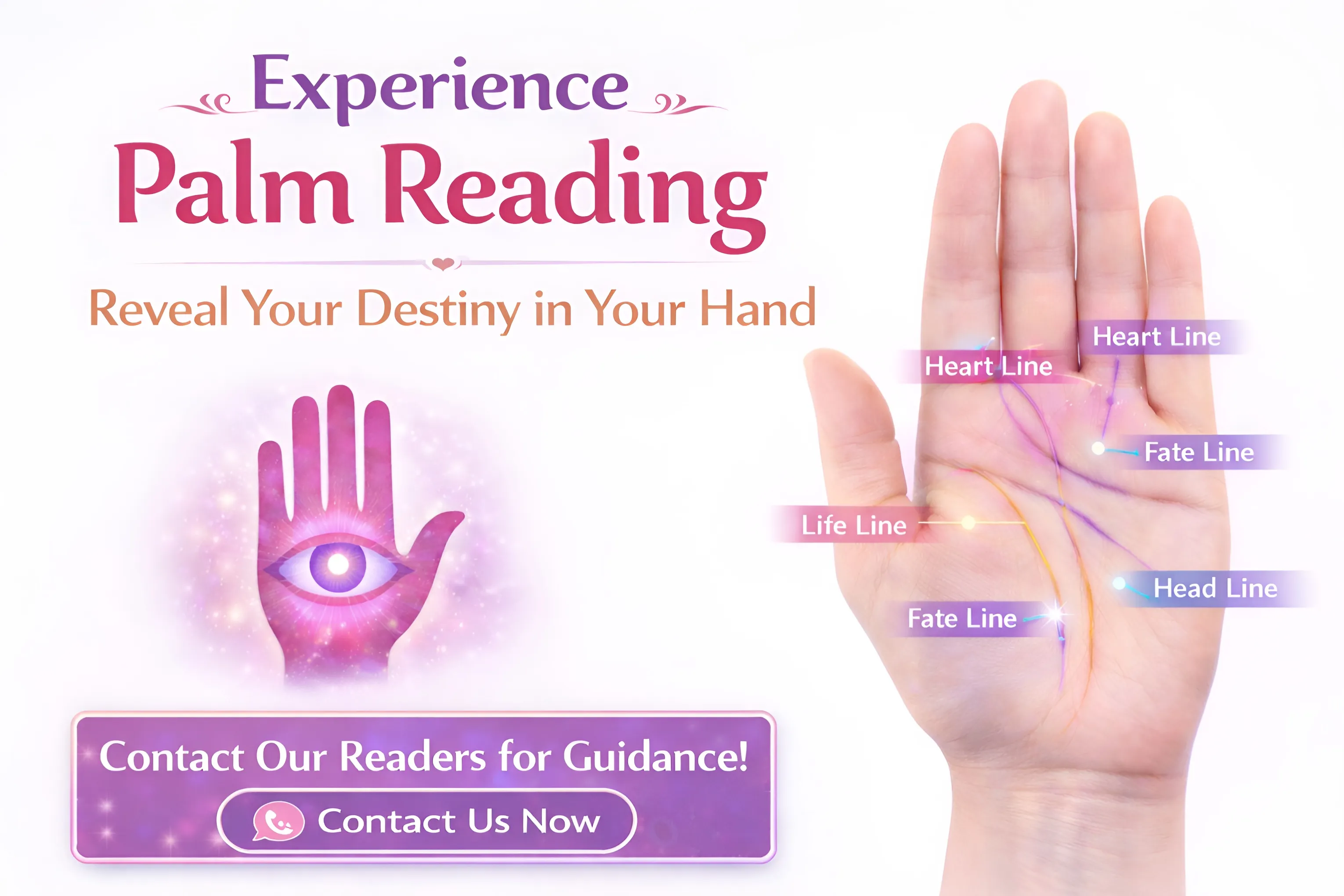 Palm Reading service card
